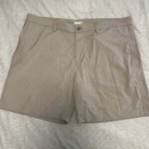 Tasc Performance Bamboo Chino Shorts Grey Men’s Size 38 Casual Stretch